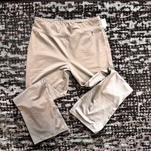 Athletic Works Women's Muted Sage Green 14/16 Stretchy Track Pants